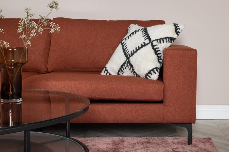 Johana 3-seter Sofa - Rød - Møbler - Sofaer - 3 seter sofa