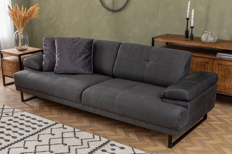 Kitimat Sofa 3-seters - Antrasitt - Møbler - Sofaer - 3 seter sofa