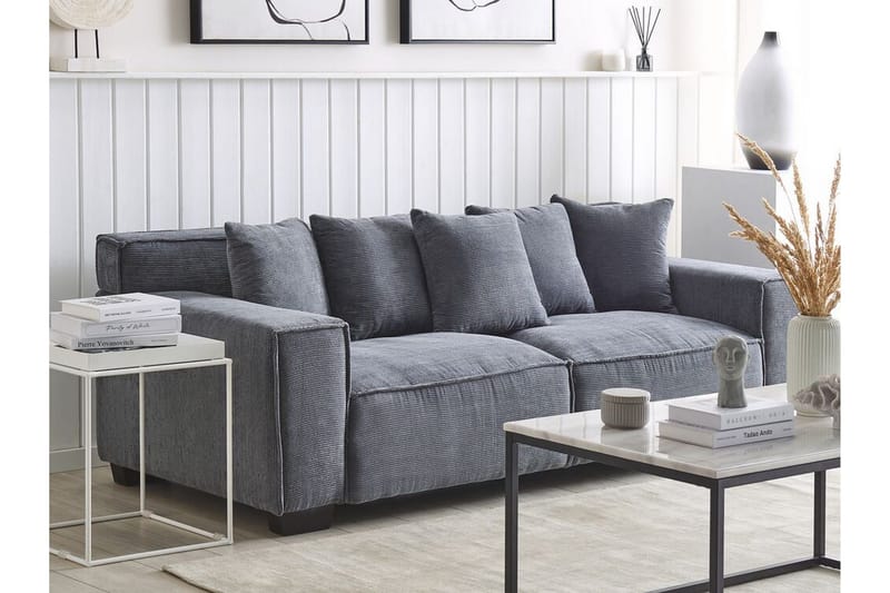 Lahall 3-seters Sofa - Mørkegrå - Møbler - Sofaer - 3 seter sofa