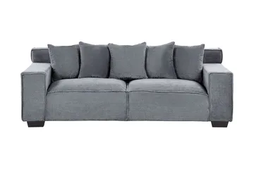 Lahall Manchestersofa 200 cm - Grå - Møbler - Sofaer - 3 seter sofa