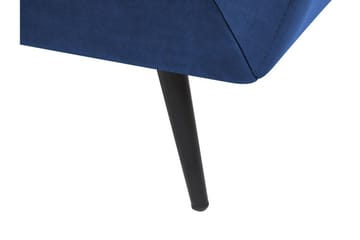 Lenvik 3-seters Sofa - Fløyel/Blå - Møbler - Sofaer - 3 seter sofa