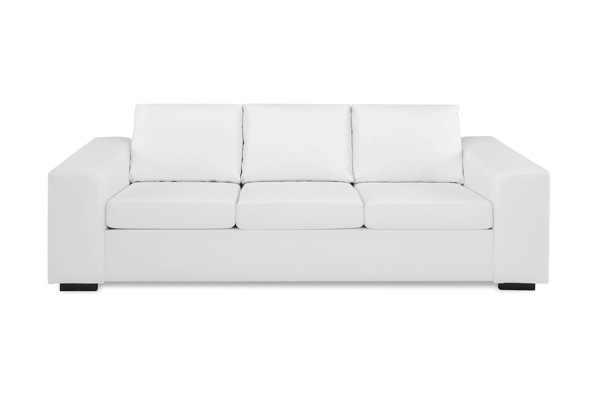 Link 3-seters Sofa i Kunstlær - Hvit - Møbler - Sofaer - 3 seter sofa