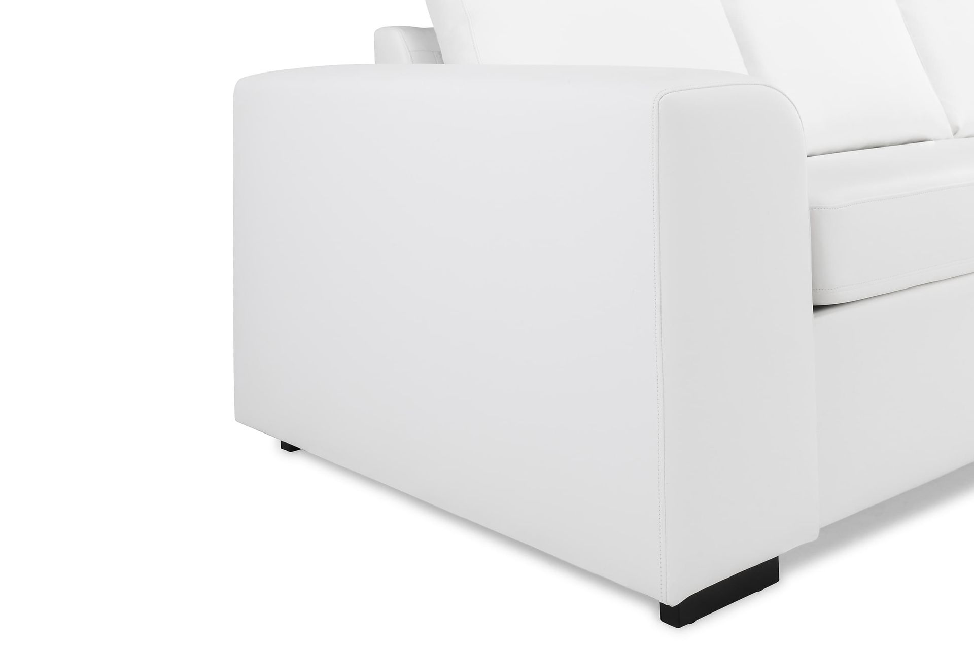 Link 3-seters Sofa i Kunstlær - Hvit - Møbler - Sofaer - 3 seter sofa