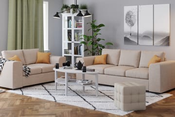 Link 3-seters Stoffsofa - Beige - Møbler - Sofaer - 3 seter sofa