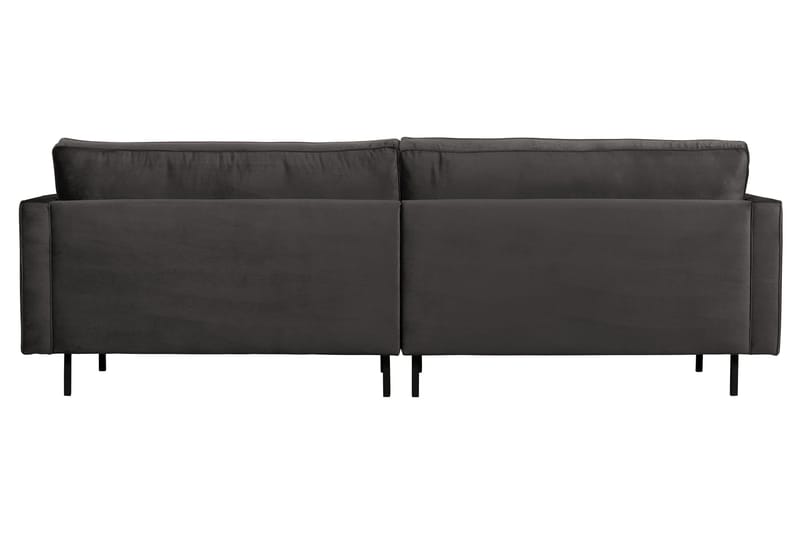 Lissbon 3-seter Fløyelssofa 275 cm - Grå - Møbler - Sofaer - 3 seter sofa