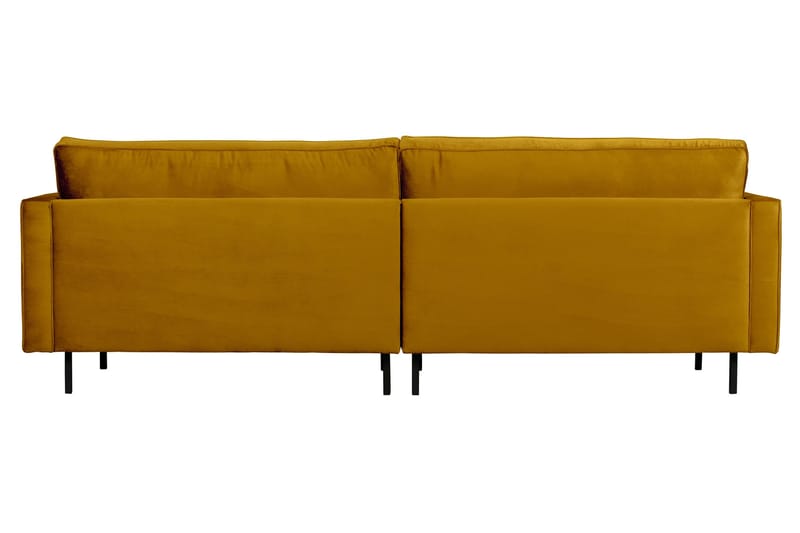 Lissbon 3-seter Fløyelssofa 275 cm - Gul - Møbler - Sofaer - 3 seter sofa