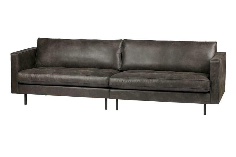 Lissbon 3-seter Sofa 275 cm i Kunstlær - Mørkegrå - Møbler - Sofaer - 3 seter sofa
