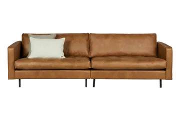 Lissbon 3-seter Sofa 275 cm i Lær - Konjakk - Møbler - Sofaer - 3 seter sofa