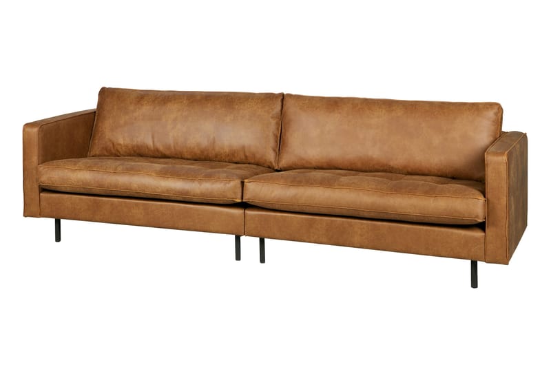Lissbon 3-seter Sofa 275 cm i Lær - Konjakk - Møbler - Sofaer - 3 seter sofa