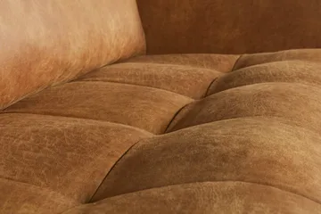 Lissbon 3-seter Sofa 275 cm i Lær - Konjakk - Møbler - Sofaer - 3 seter sofa