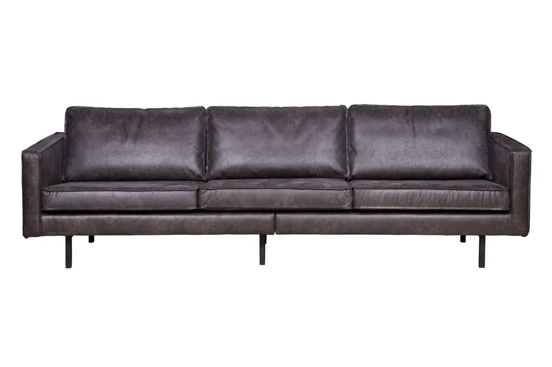 Lissbon 3-seter Sofa 277 cm i Lær, Antrasitt