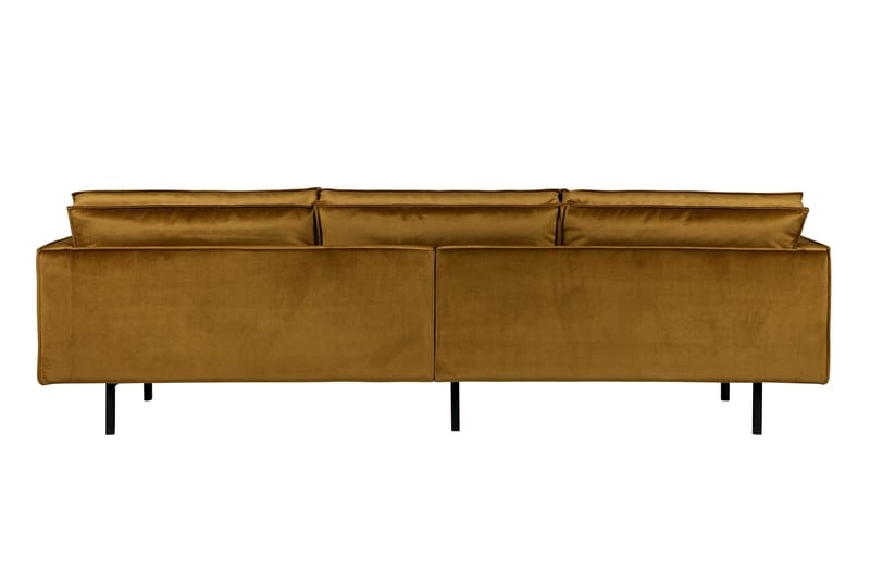 Lissbon 3-seters Fløyelssofa - Gul - Møbler - Sofaer - 3 seter sofa