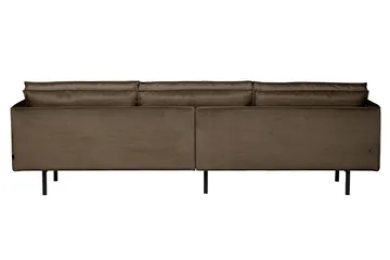 Lissbon 3-seters Fløyelssofa - Taupe - Møbler - Sofaer - 3 seter sofa