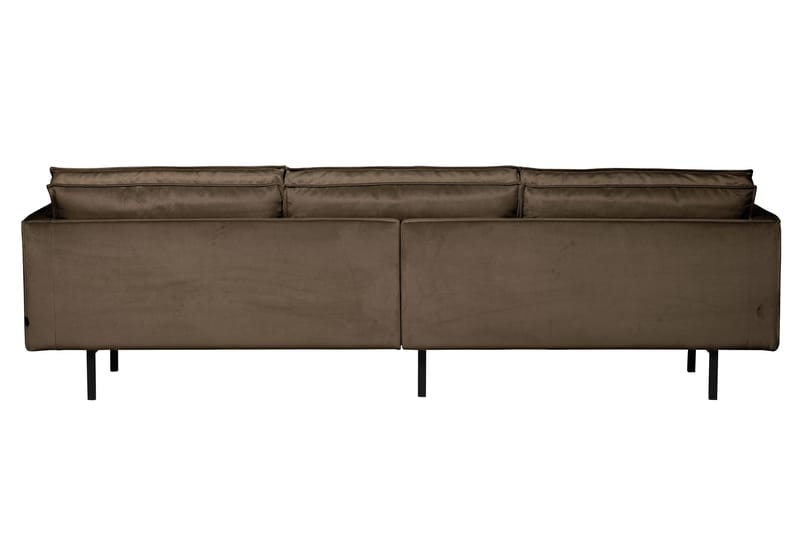 Lissbon 3-seters Fløyelssofa - Taupe - Møbler - Sofaer - 3 seter sofa