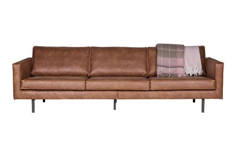 Lissbon 3-seters Sofa, Brun