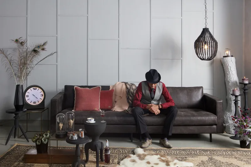 Lissbon 3-seters Sofa - Svart - Møbler - Sofaer - 3 seter sofa