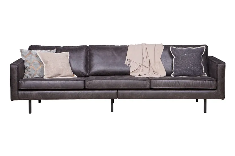 Lissbon 3-seters Sofa - Svart - Møbler - Sofaer - 3 seter sofa