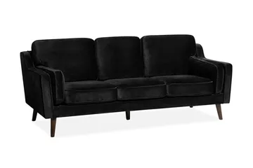 Lokka Sofa 3-seter - Svart - Møbler - Sofaer - 3 seter sofa