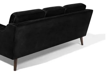 Lokka Sofa 3-seter - Svart - Møbler - Sofaer - 3 seter sofa