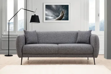 Longbush Sofa 3-seters - Grå - Møbler - Sofaer - 3 seter sofa