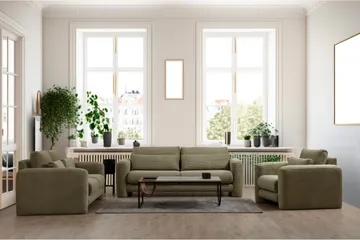 Makhan Sofa 3-seter - Grønn - Møbler - Sofaer - 3 seter sofa