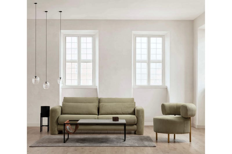 Makhan Sofa 3-seter - Grønn - Møbler - Sofaer - 3 seter sofa