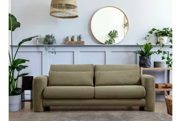 Makhan Sofa 3-seter - Grønn - Møbler - Sofaer - 3 seter sofa