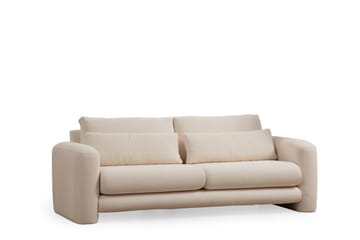 Makhan Sofa 3-seter - Lys beige - Møbler - Sofaer - 3 seter sofa