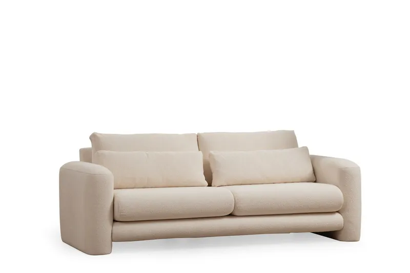 Makhan Sofa 3-seter, Lys beige