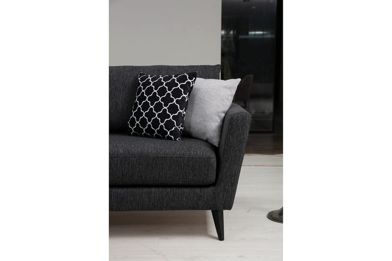 Mangia 3-seter Sovesofa 93x178 cm i Stoff - Antrasitt - Møbler - Sofaer - Sovesofaer - 3 seters sovesofa
