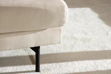 Menard 3-seters Dyp Manchestersofa - Beige - Møbler - Sofaer - 3 seter sofa