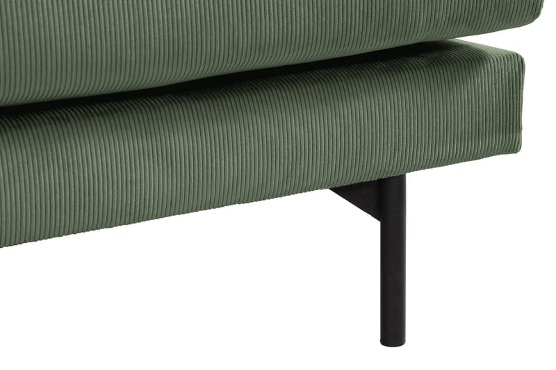 Menard 3-seters Dyp Manchestersofa - Grønn - Møbler - Sofaer - 3 seter sofa