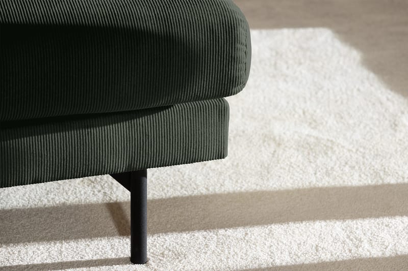 Menard 3-seters Dyp Manchestersofa - Grønn - Møbler - Sofaer - 3 seter sofa