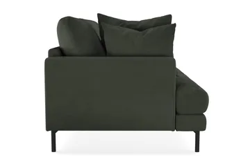 Menard 3-seters Dyp Manchestersofa - Mørk grønn - Møbler - Sofaer - 3 seter sofa