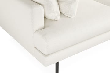 Menard 3-seters Dyp Sofa i Bouclé 205 cm bred - Hvit - Møbler - Sofaer - 3 seter sofa