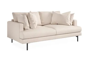 Menard 3-seters Dyp Stoffsofa 205 cm bred - Beige - Møbler - Sofaer - 3 seter sofa