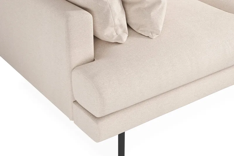 Menard 3-seters Dyp Stoffsofa 205 cm bred - Beige - Møbler - Sofaer - 3 seter sofa