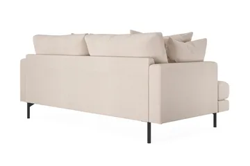 Menard 3-seters Dyp Stoffsofa 205 cm bred - Beige - Møbler - Sofaer - 3 seter sofa