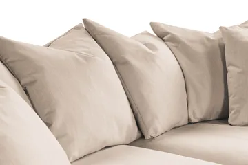 Menard 3-seters Dyp Stoffsofa - Beige - Møbler - Sofaer - 3 seter sofa