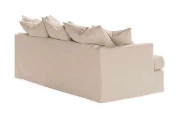 Menard 3-seters Dyp Stoffsofa - Beige - Møbler - Sofaer - 3 seter sofa