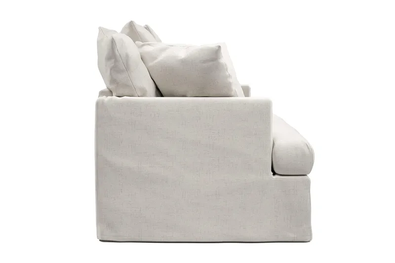 Menard 3-seters Dyp Stoffsofa - Beige - Møbler - Sofaer - 3 seter sofa