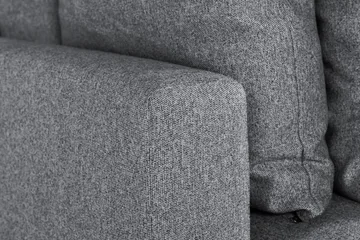 Menard 3-seters Dyp Stoffsofa - Grå - Møbler - Sofaer - 3 seter sofa