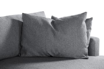 Menard 3-seters Dyp Stoffsofa - Grå - Møbler - Sofaer - 3 seter sofa