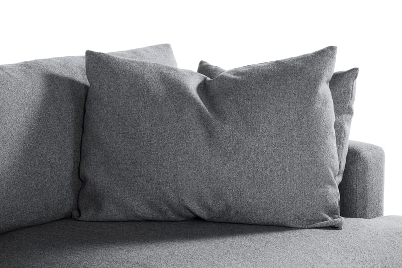 Menard 3-seters Dyp Stoffsofa - Grå - Møbler - Sofaer - 3 seter sofa