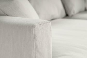 Menard 3-seters Dyp Stoffsofa - Lys grå - Møbler - Sofaer - 3 seter sofa