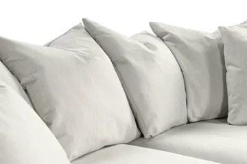 Menard 3-seters Stoffsofa - Lys grå - Møbler - Sofaer - 3 seter sofa