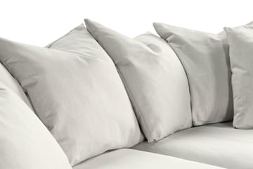 Menard 3-seters Dyp Stoffsofa - Lys grå - Møbler - Sofaer - 3 seter sofa