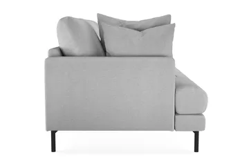 Menard 3-seters Dyp Stoffsofa - Lys grå - Møbler - Sofaer - 3 seter sofa