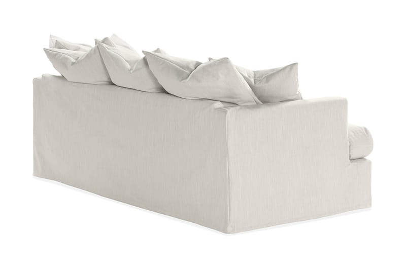 Menard 3-seters Dyp Stoffsofa - Lys grå - Møbler - Sofaer - 3 seter sofa