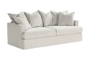 Menard 3-seters Stoffsofa - Lys grå - Møbler - Sofaer - 3 seter sofa